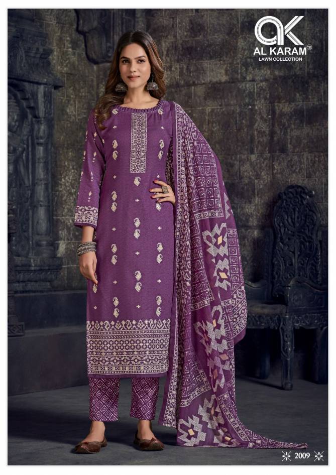 Johra Vol 2 By Al Karam Cotton Dress Material Catalog